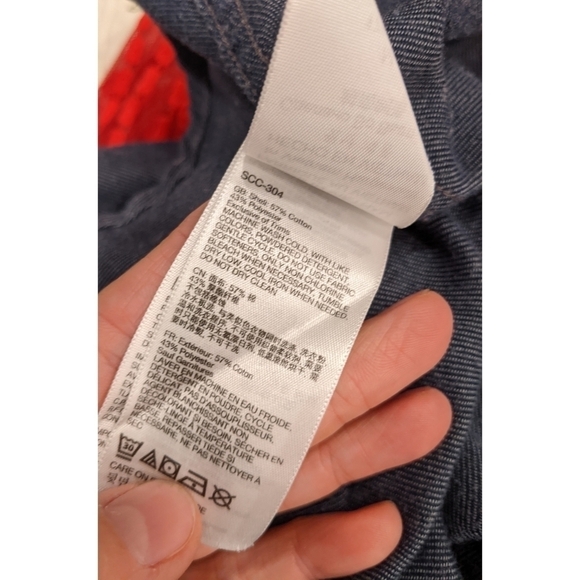 Marmot Blue Cotton Poly Blend Long Sleeve Button Up Size Medium - Picture 4 of 5